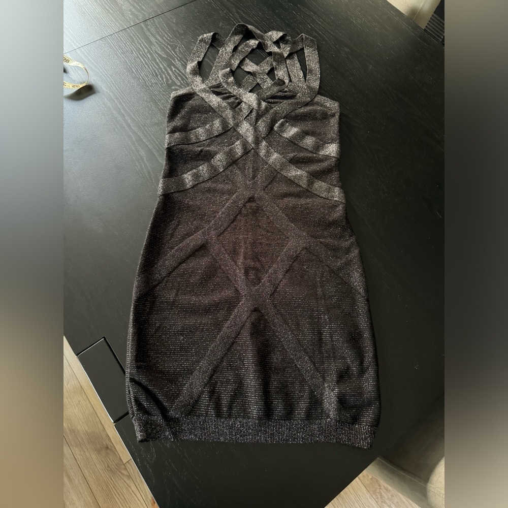 Wow couture black dress. Size L